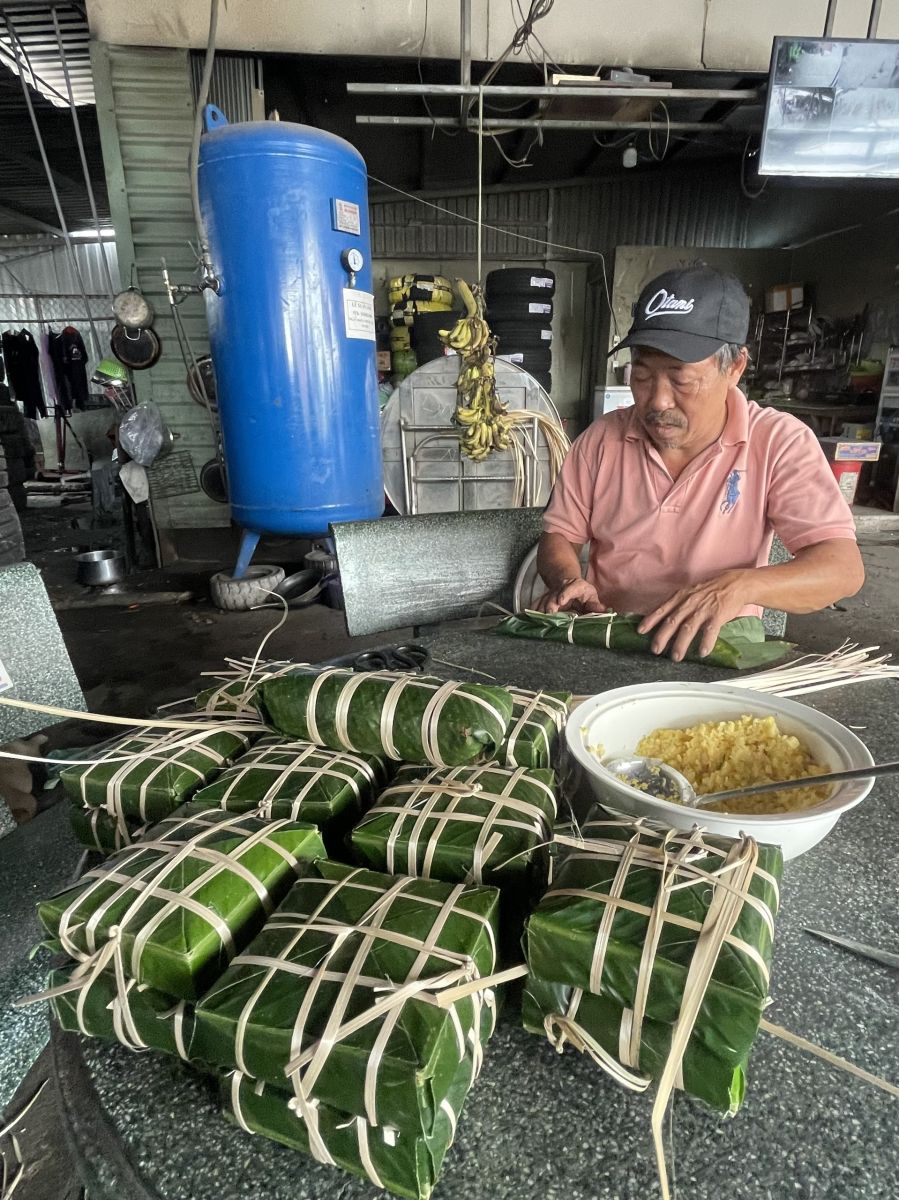 Bánh chưng xanh - đón tết giáp thìn